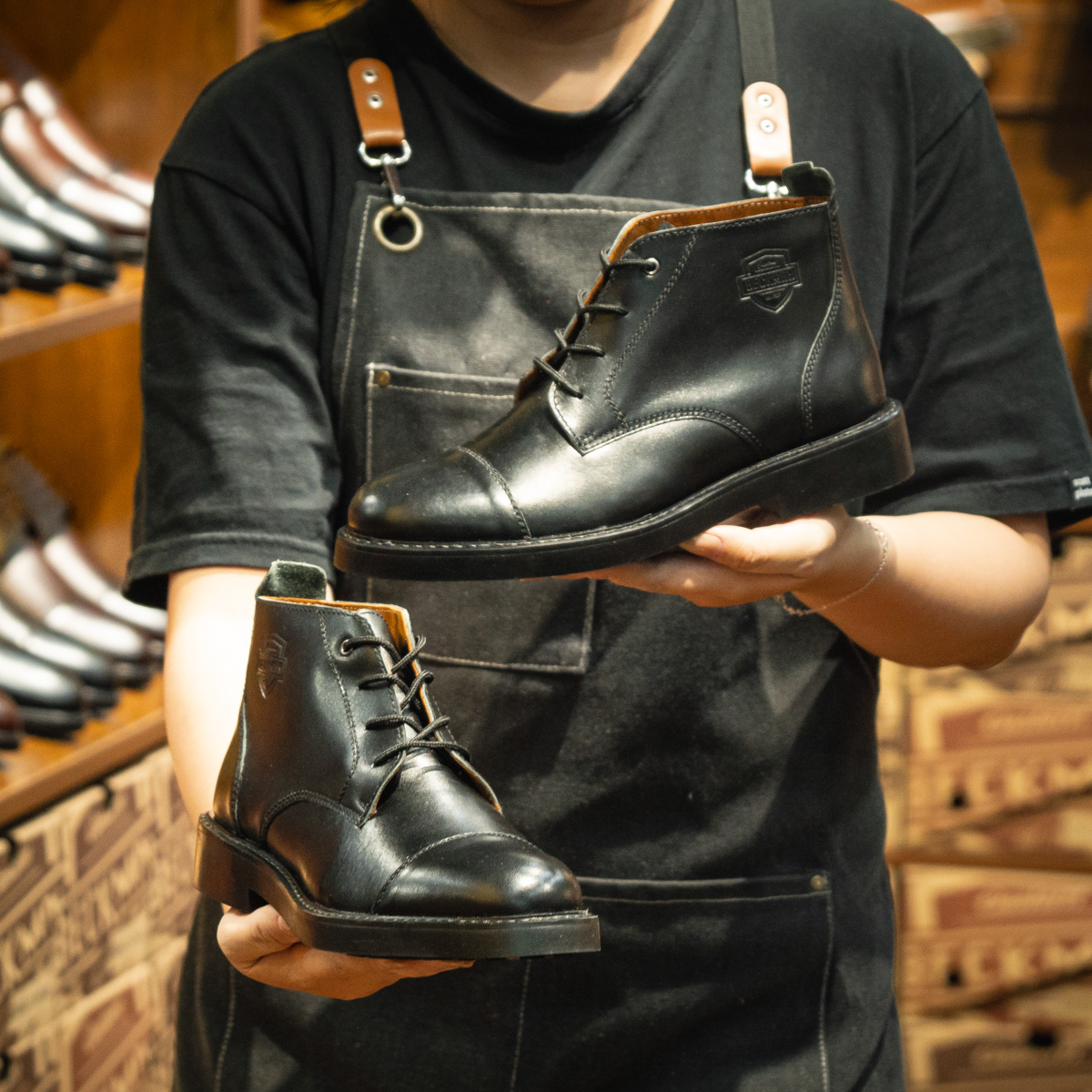 Giày Beckman Iron Chukka - Đen 3