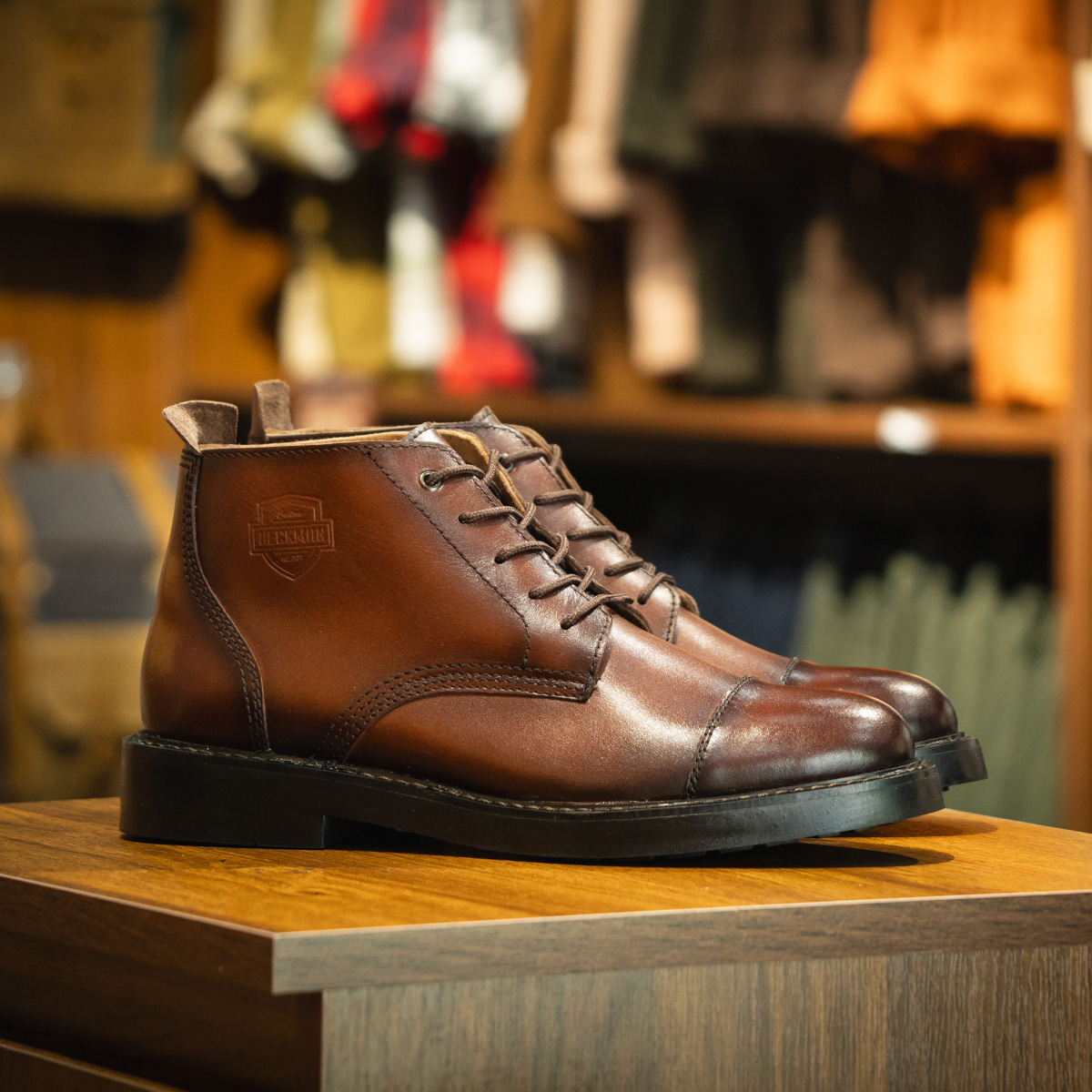 Giày Beckman Iron Chukka - Nâu 17