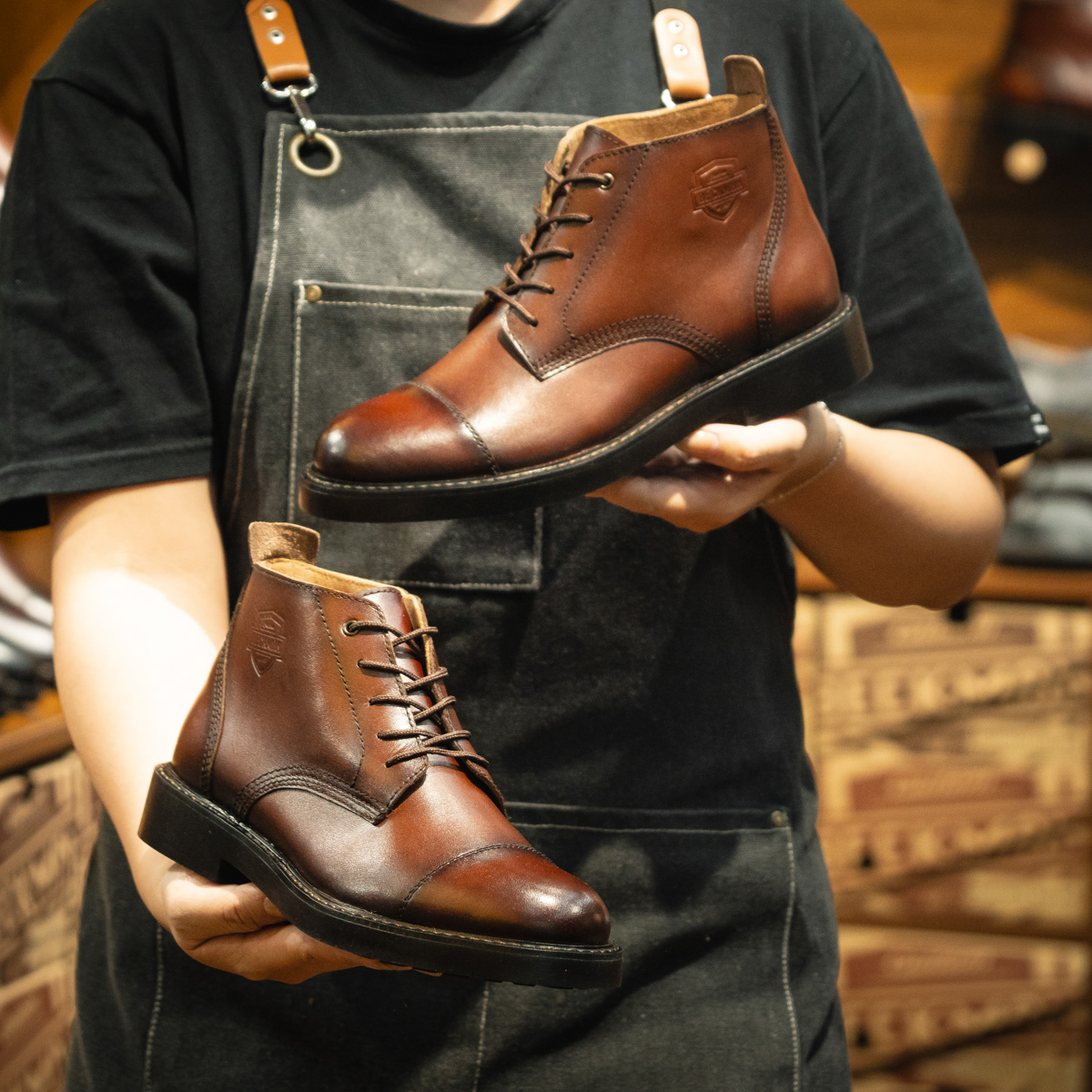 Giày Beckman Iron Chukka - Nâu 3