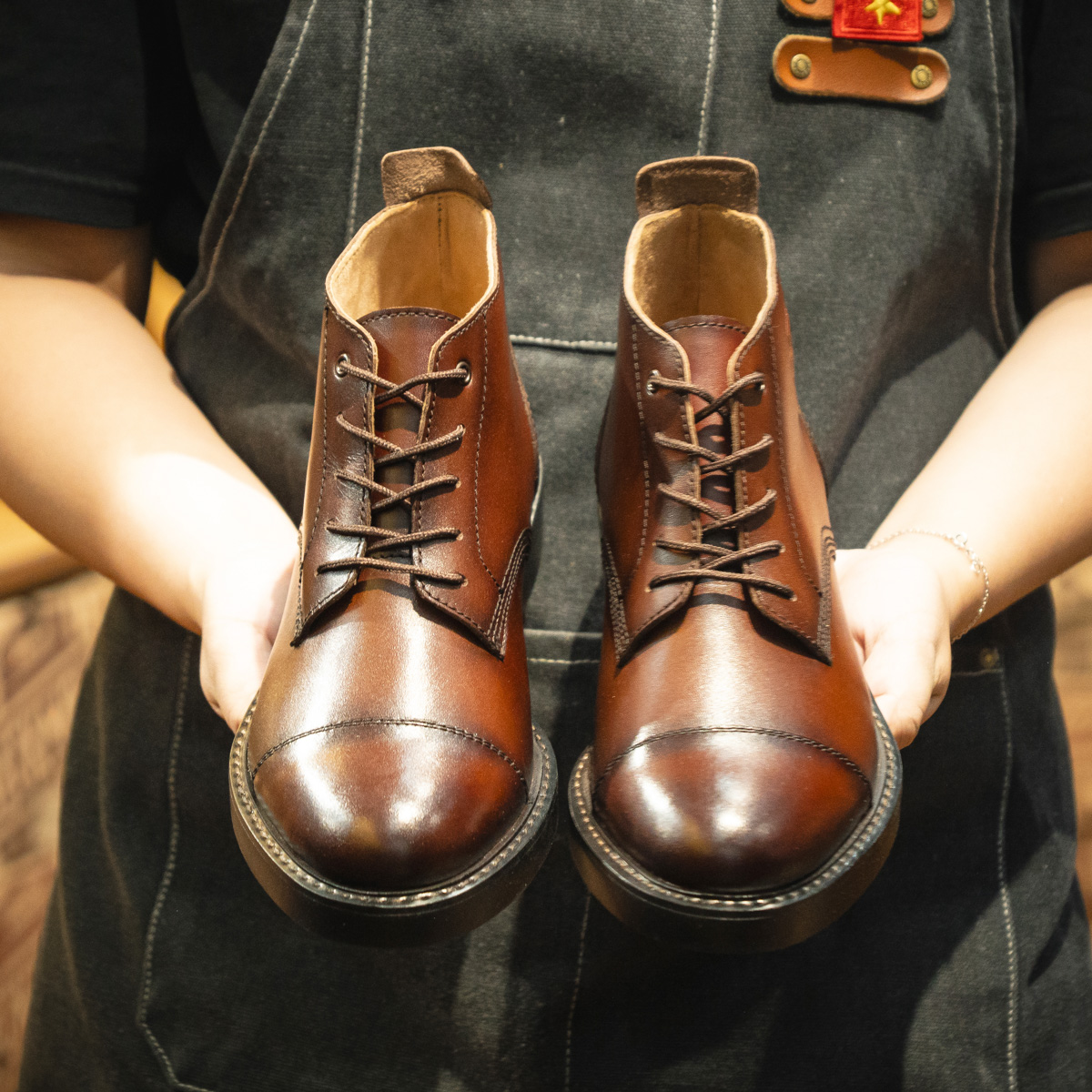 Giày Beckman Iron Chukka - Nâu 6