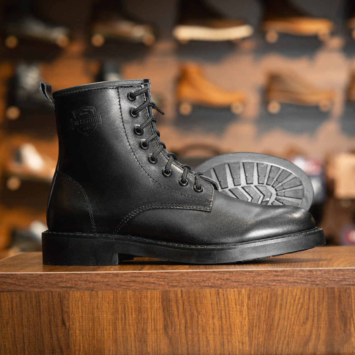 Giày Beckman Blacksmith Boots - Đen 5