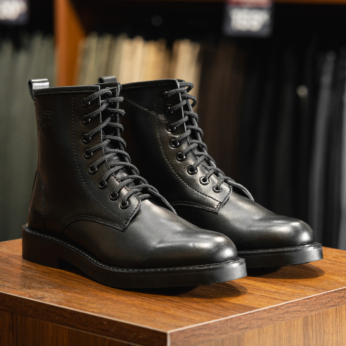Giày Beckman Blacksmith Boots - Đen