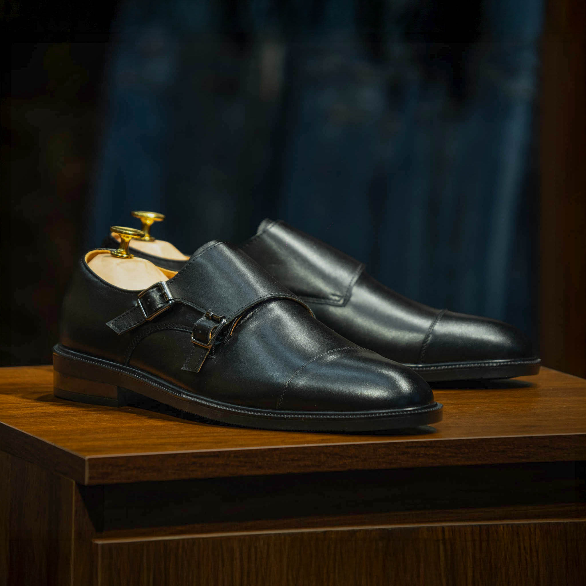 Giày Beckman Double Monkstrap - Đen 2