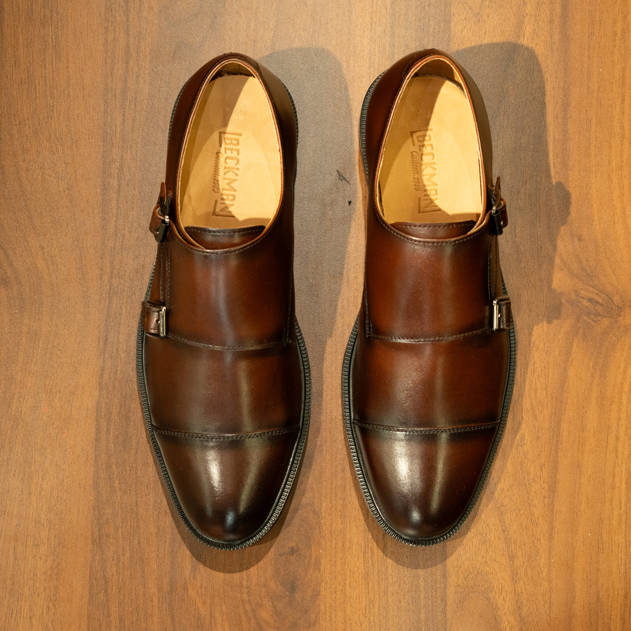 Giày Beckman Double Monkstrap - Nâu 3