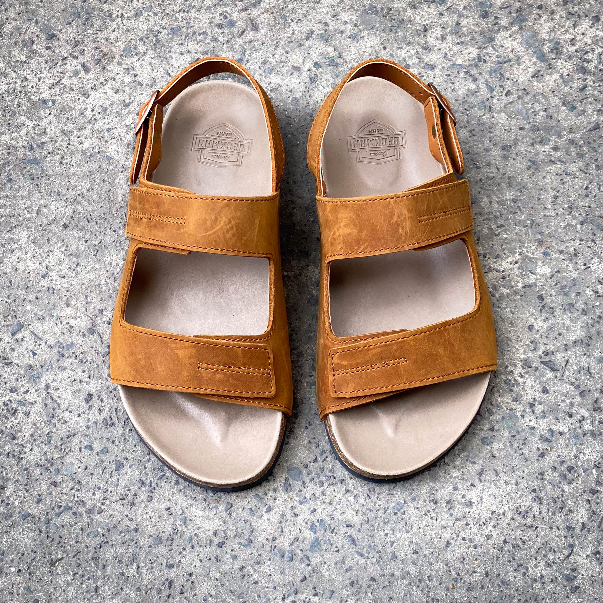 Sandals Beckman Inca Đế Trấu - Bò