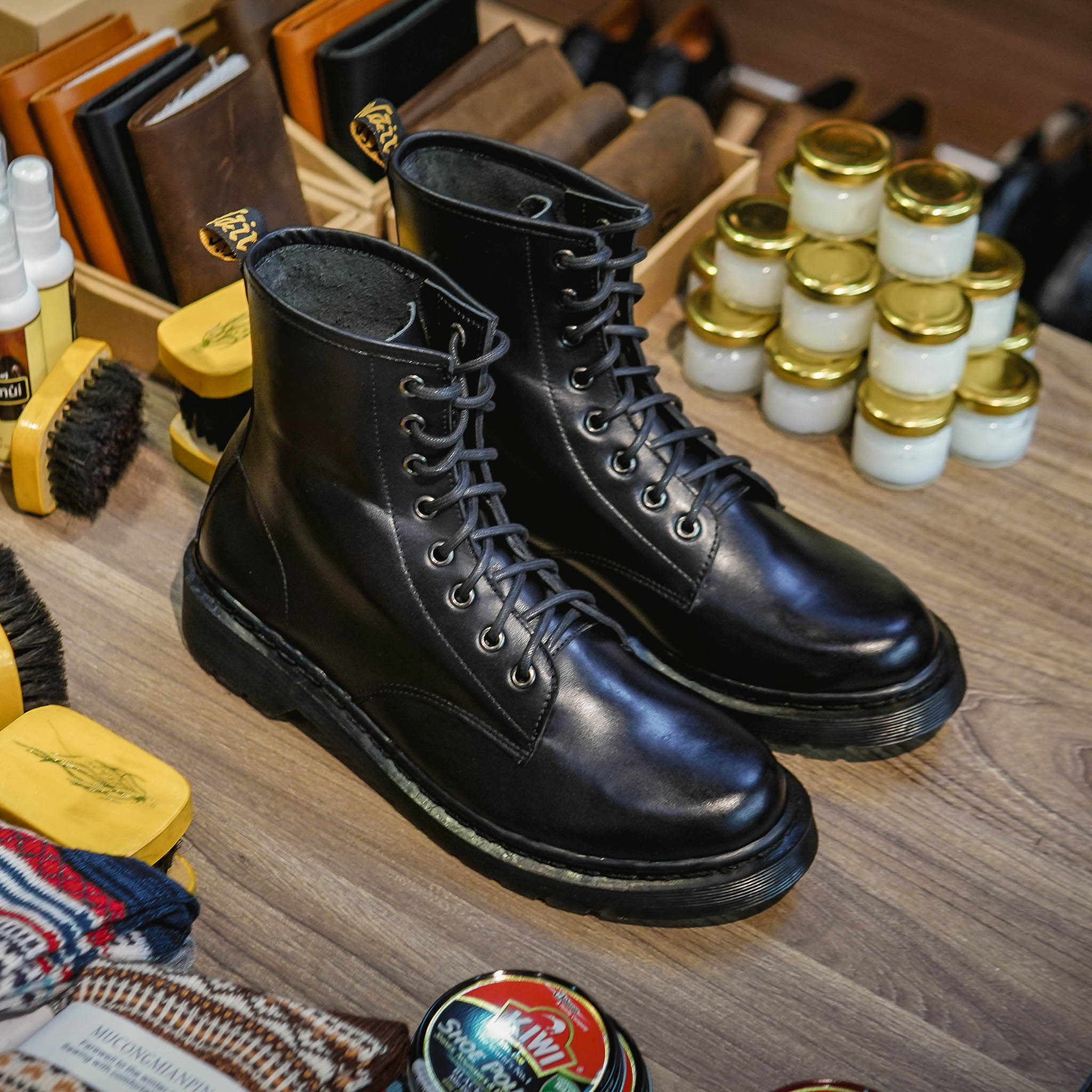 Giày Dr Boots 1460 Full Black - Đen 2