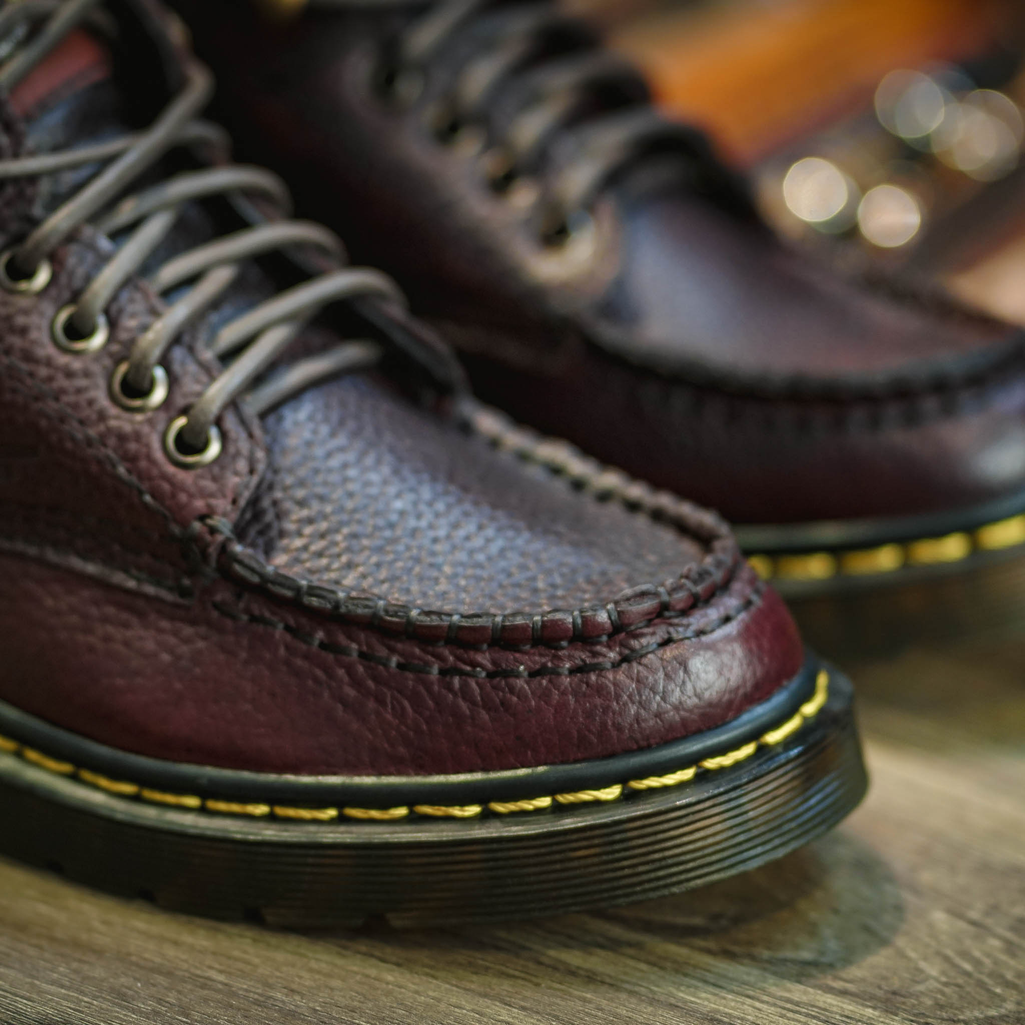 Giày Dr Boots 5989 Gồ Tem - Nâu 6