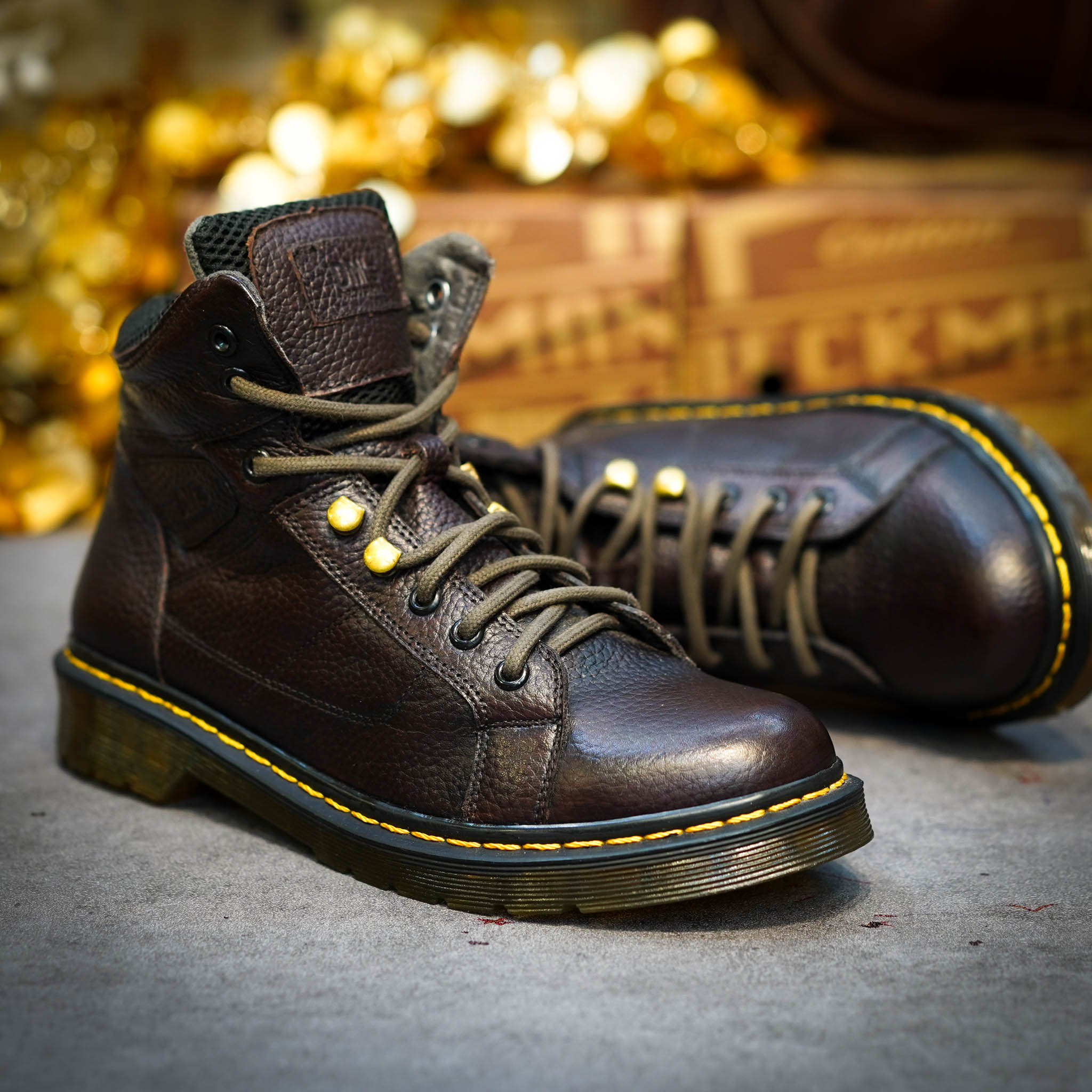 Giày Dr Boots D30 - Nâu 3