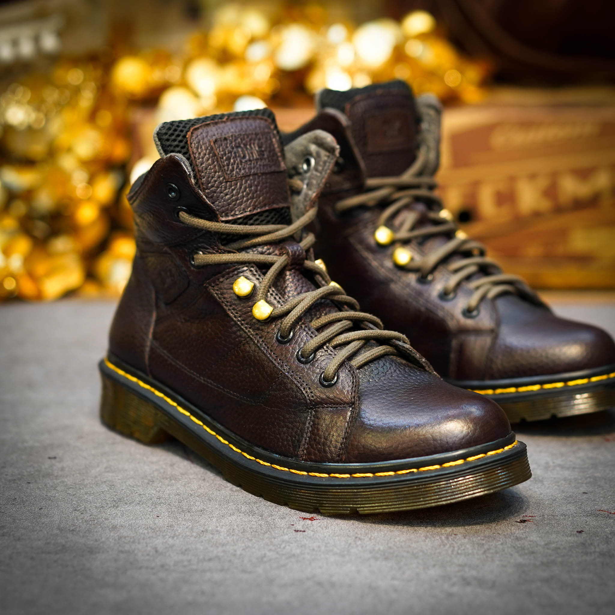 Giày Dr Boots D30 - Nâu 4
