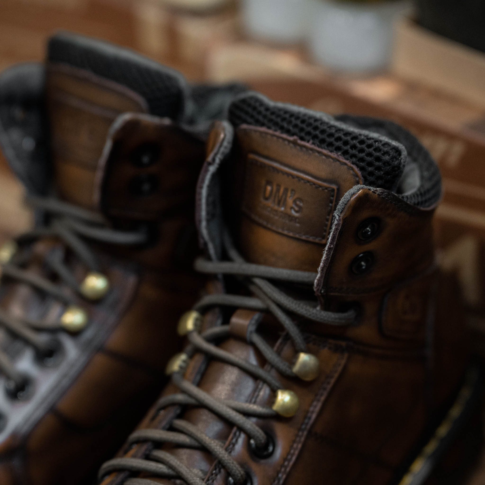 Giày Dr Boots D30 - Nâu Patina 5