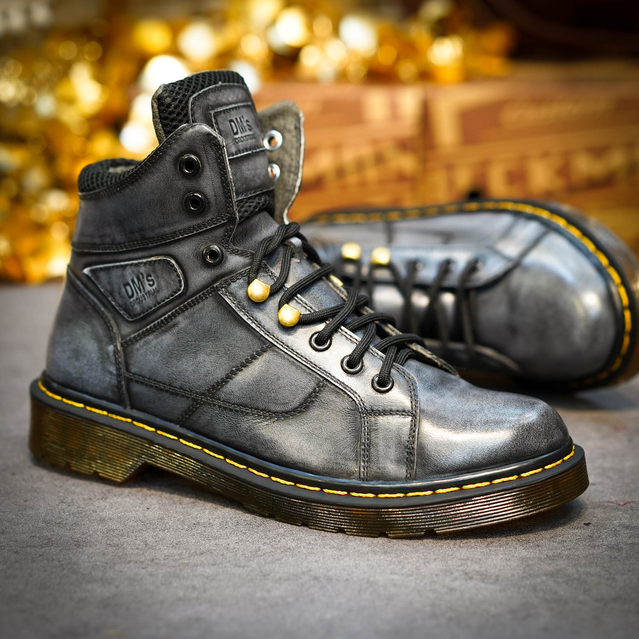 Giày Dr Boots D30 - Xanh Navy 2