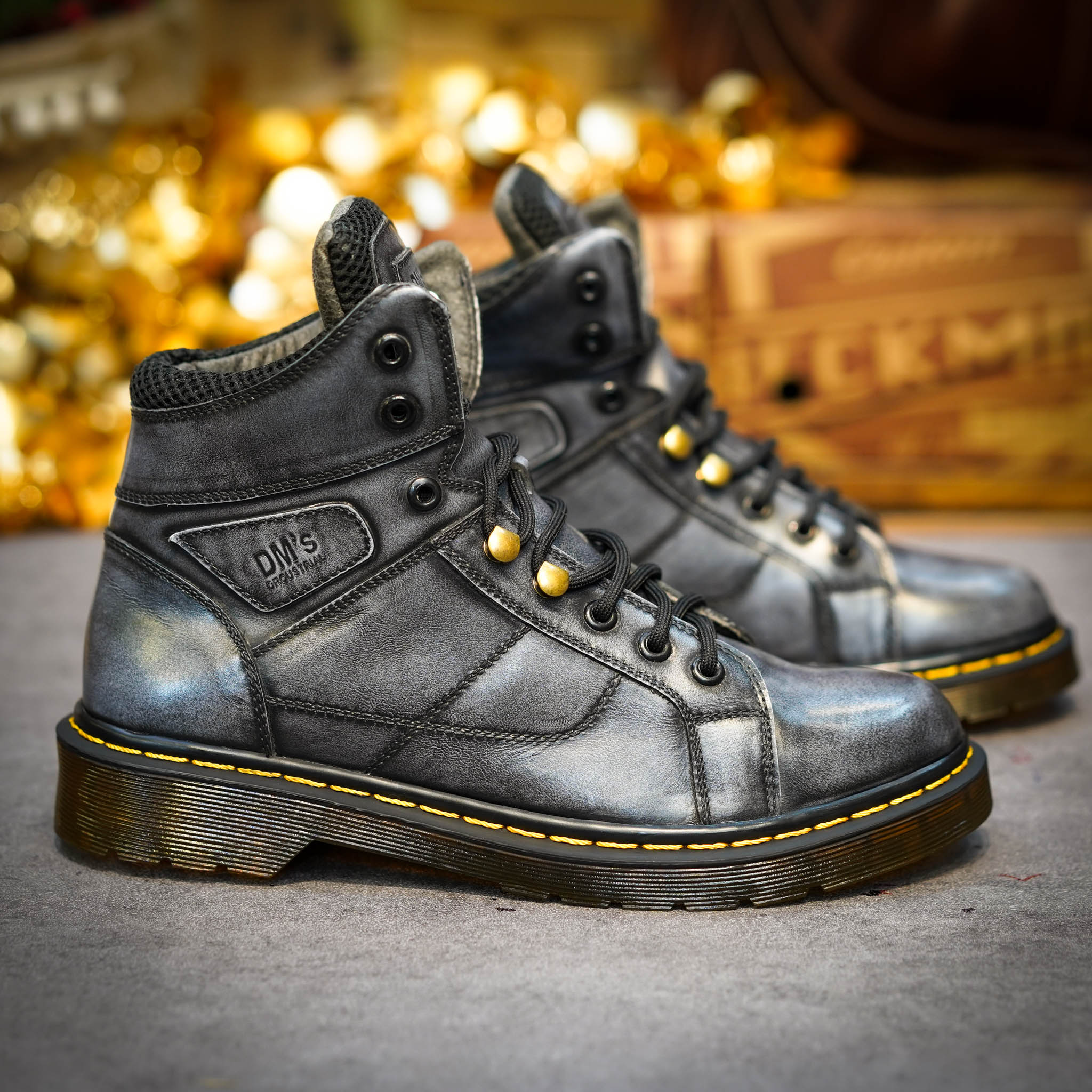 Giày Dr Boots D30 - Xanh Navy 7