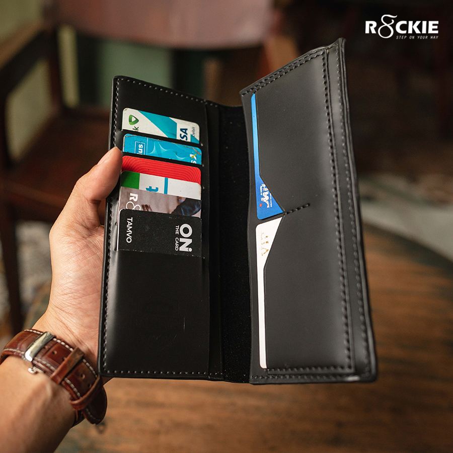 Ví Nam Cầm Tay Beckman - Đen 2
