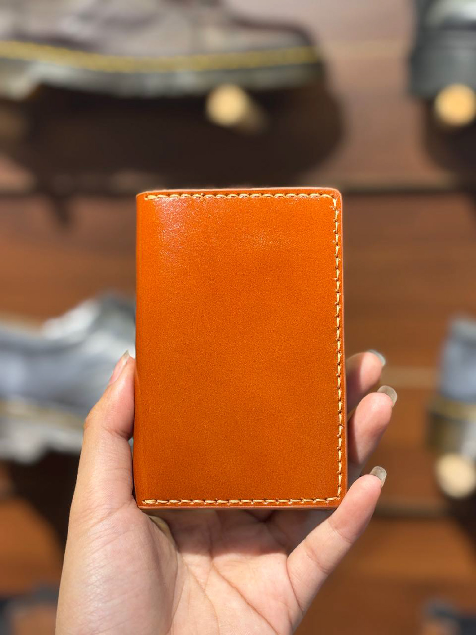 Ví Da Cardholder Beckman - Bò 3