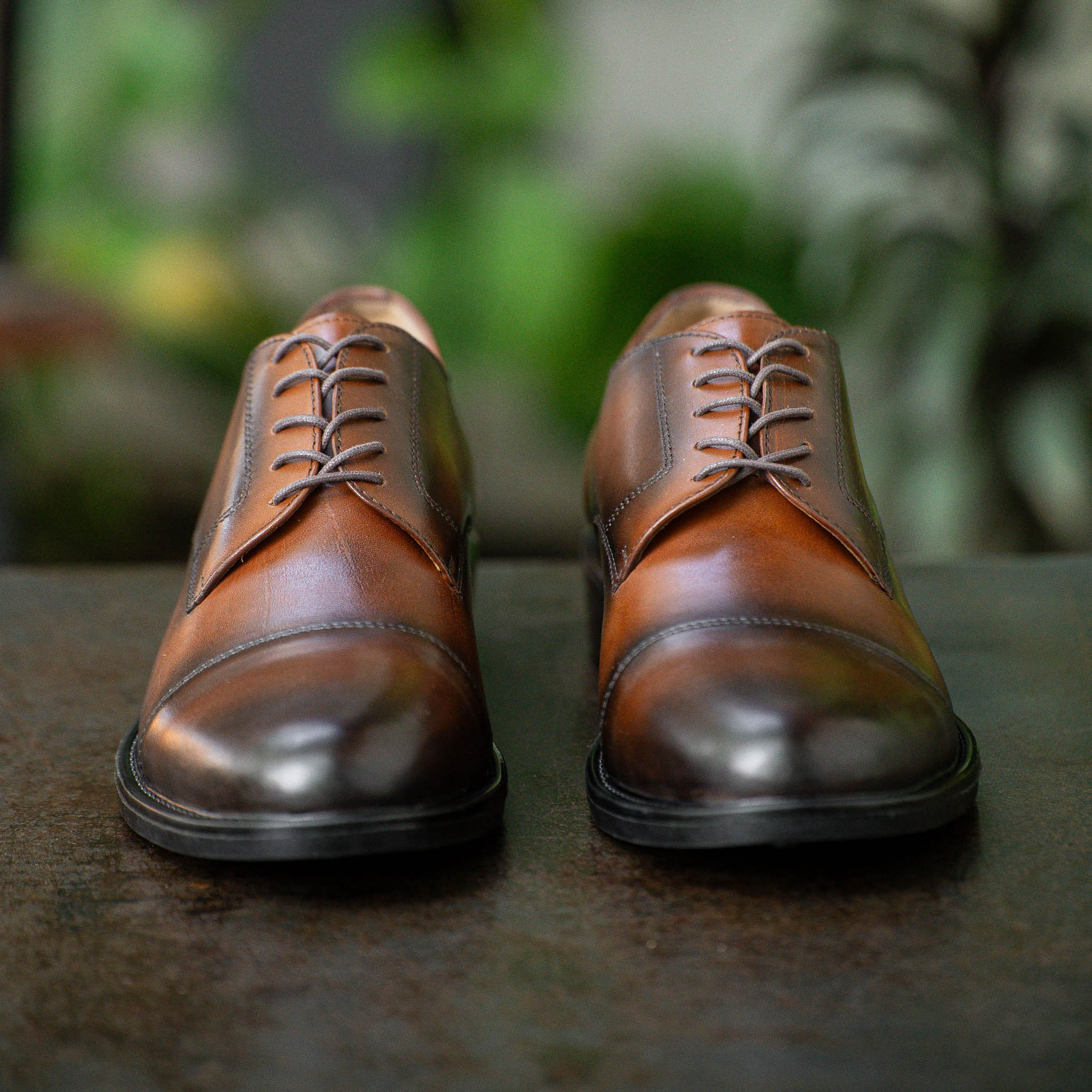 Giày Derby Captoe Classic Parisian - Nâu Patina 6