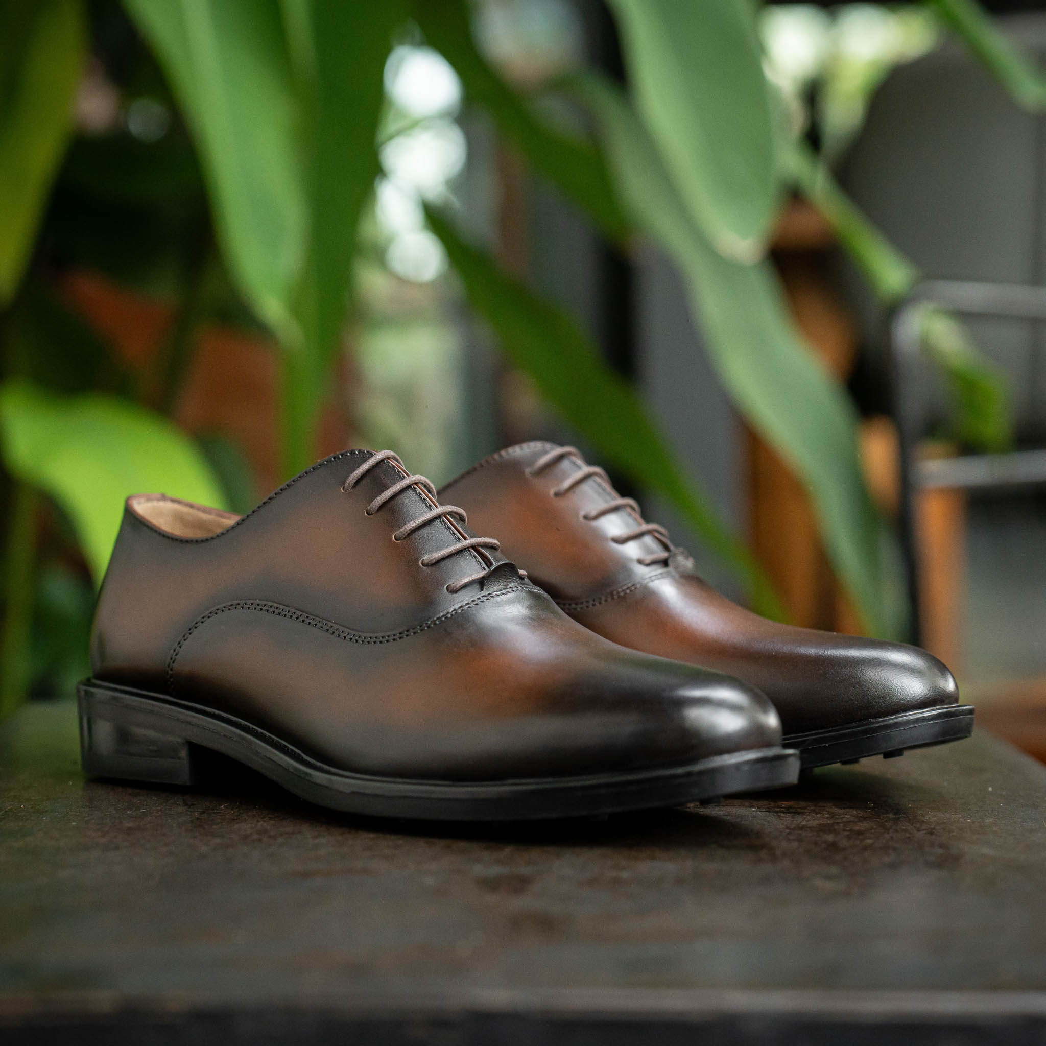 Giày Oxford Classic Romanista - Nâu Patina 5