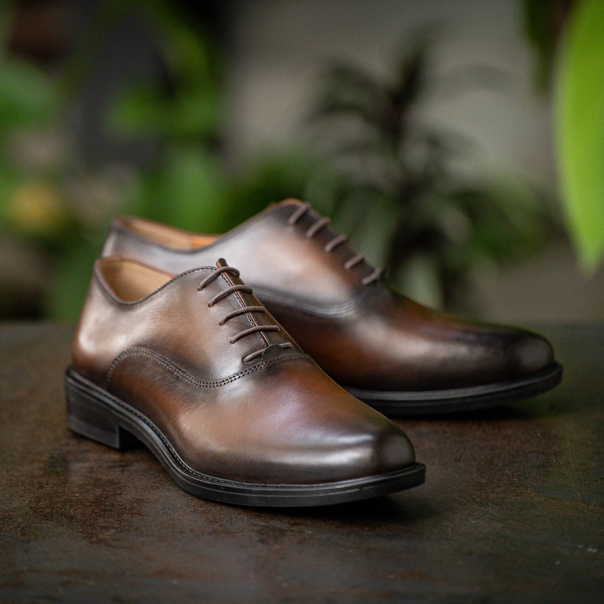 Giày Oxford Classic Romanista - Nâu Patina 7