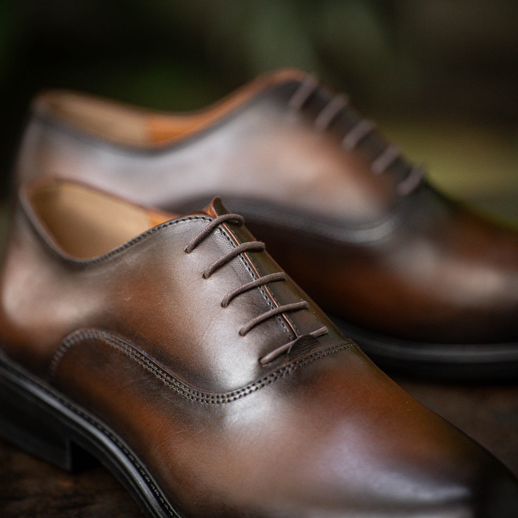 Giày Oxford Classic Romanista - Nâu Patina 11