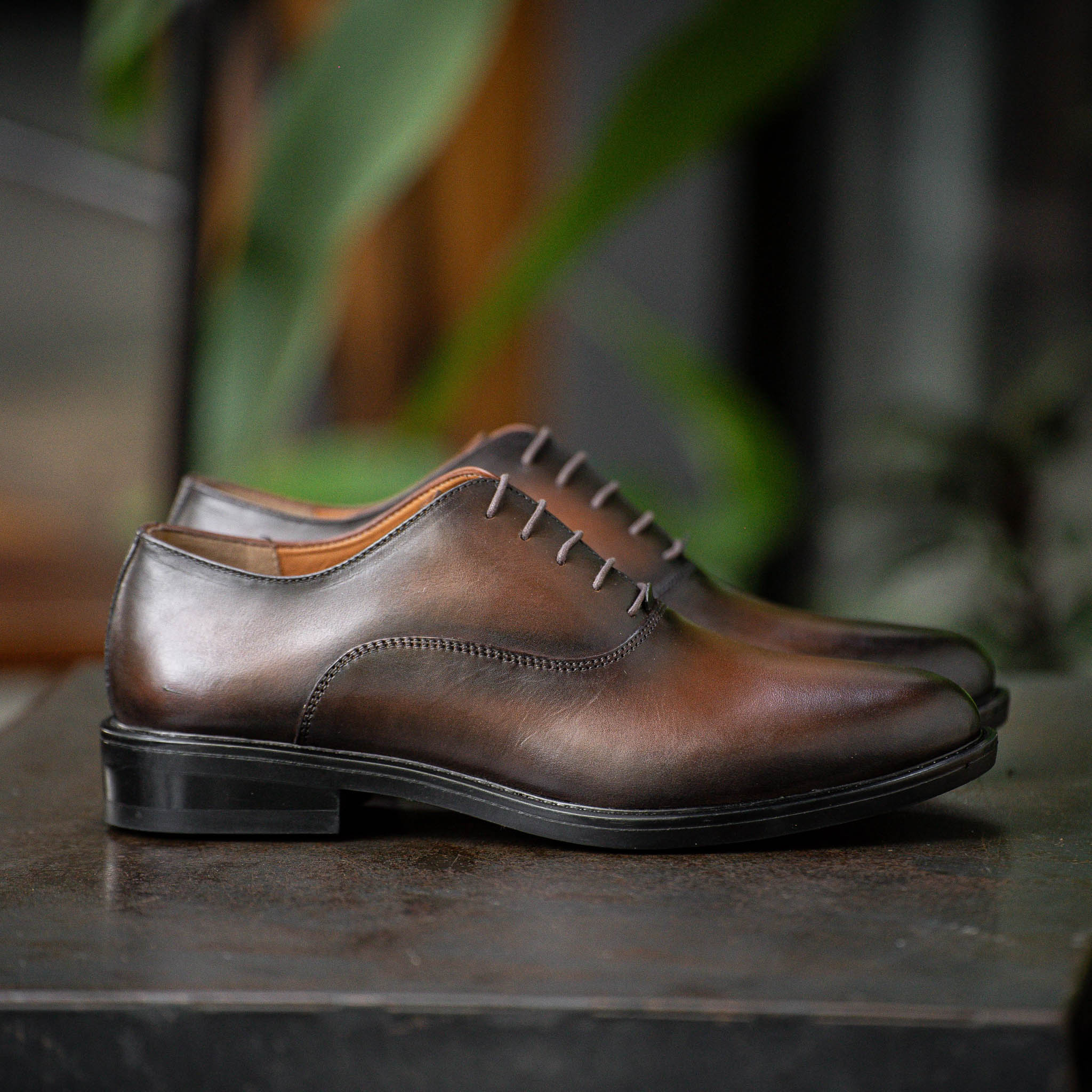 Giày Oxford Classic Romanista - Nâu Patina 3
