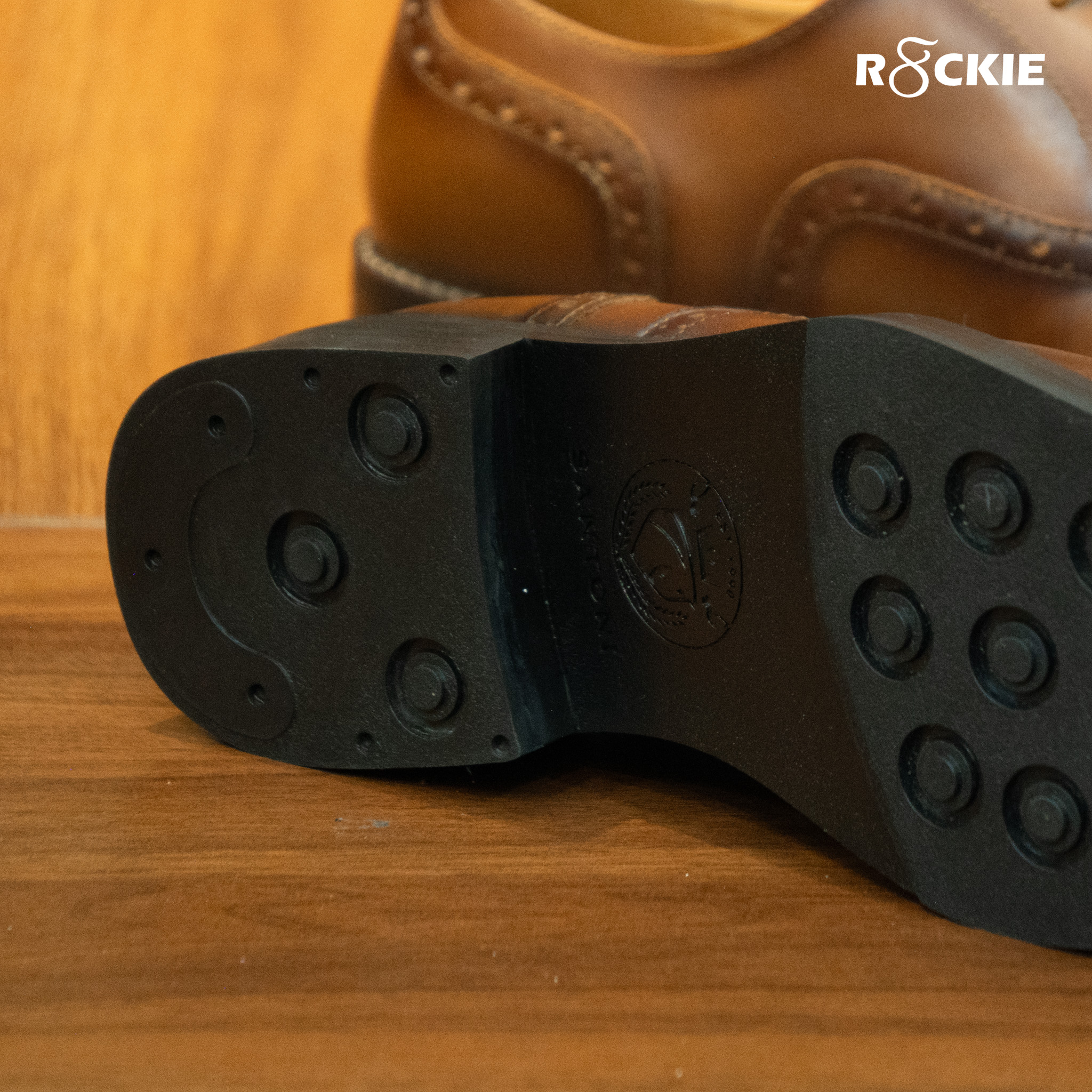 Giày Santoni Oxford Semi Brogues - CAESAR - BÒ CHÁY 5