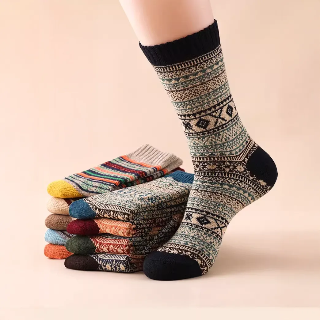 Vớ Vintage Thổ Cẩm Hàng Nhập - Dài