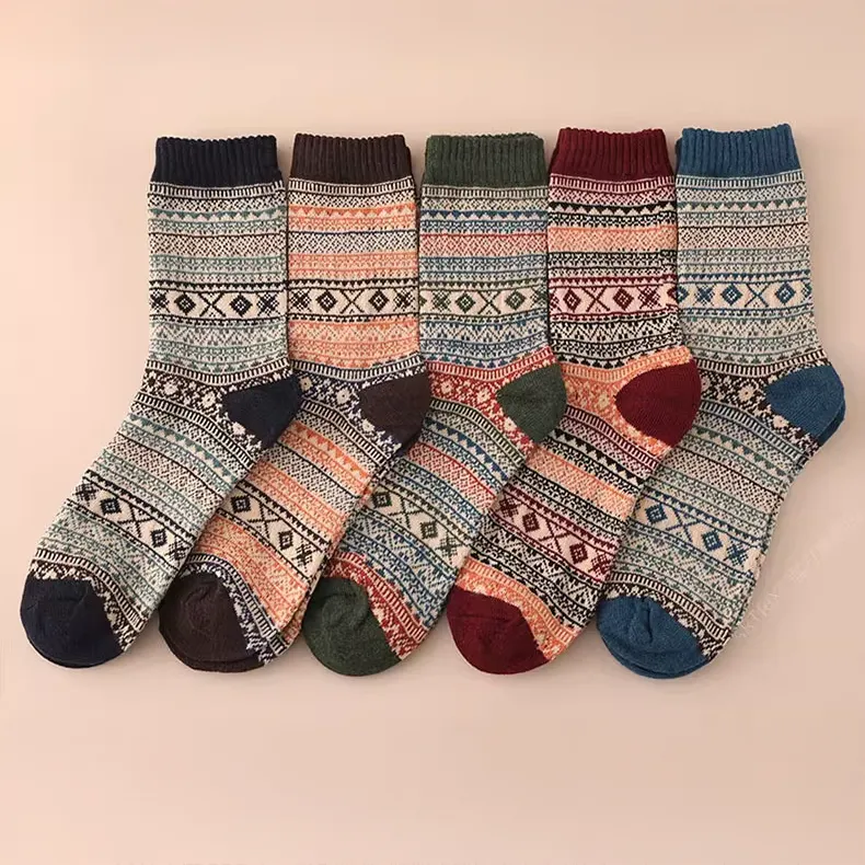 Combo 3 Đôi Tất Thổ Cẩm Dài