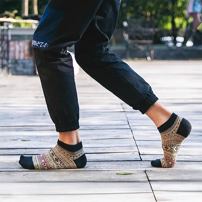 Vớ Vintage Thổ Cẩm Hàng Nhập - Ngắn 8