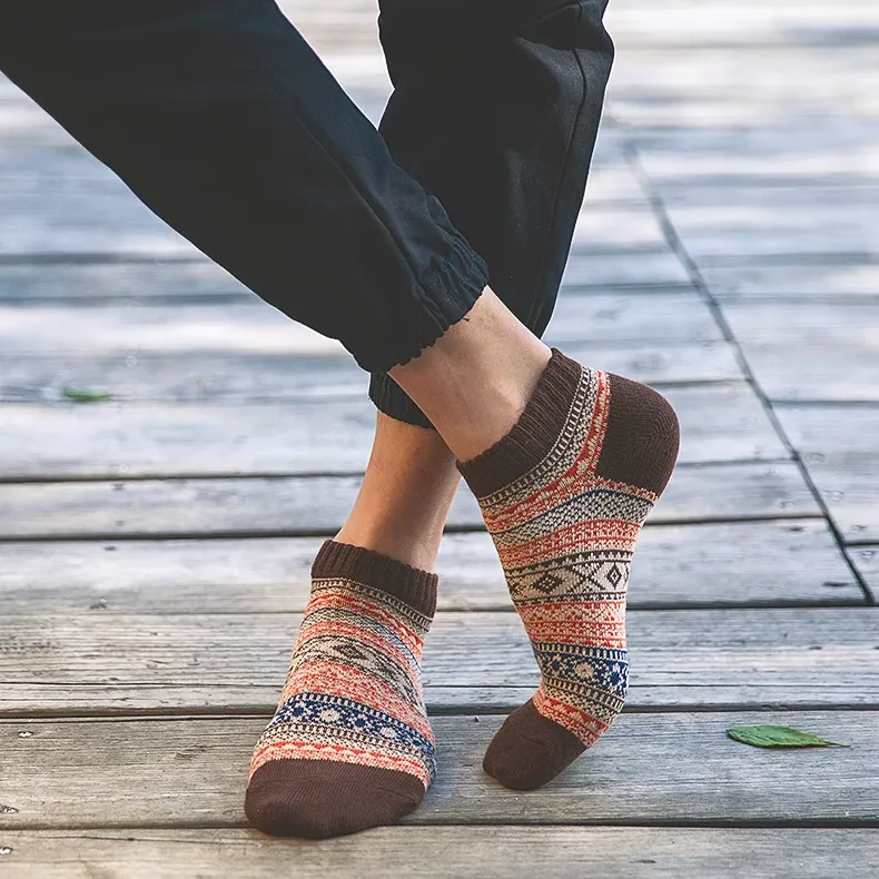 Vớ Vintage Thổ Cẩm Hàng Nhập - Ngắn 10