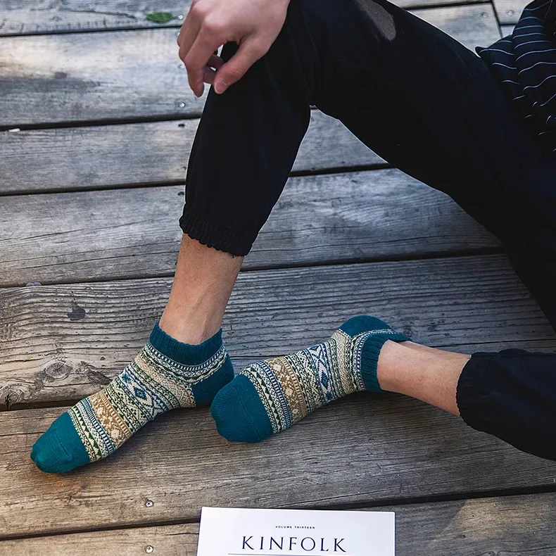 Vớ Vintage Thổ Cẩm Hàng Nhập - Ngắn 9