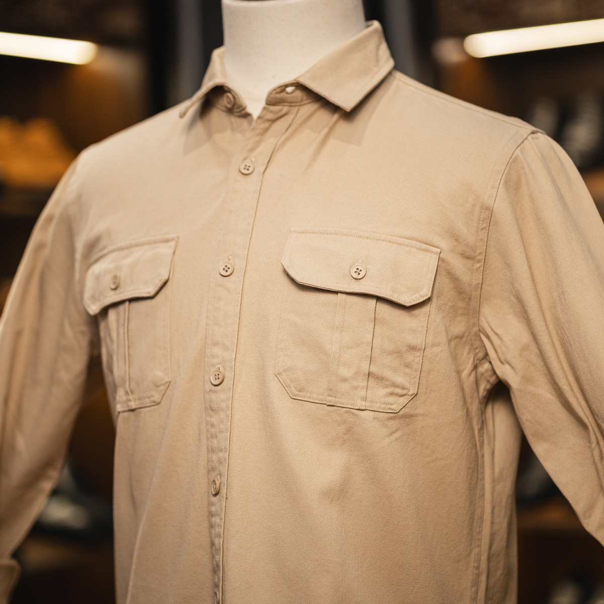 Áo Khoác Kaki Belfortàu Be 1