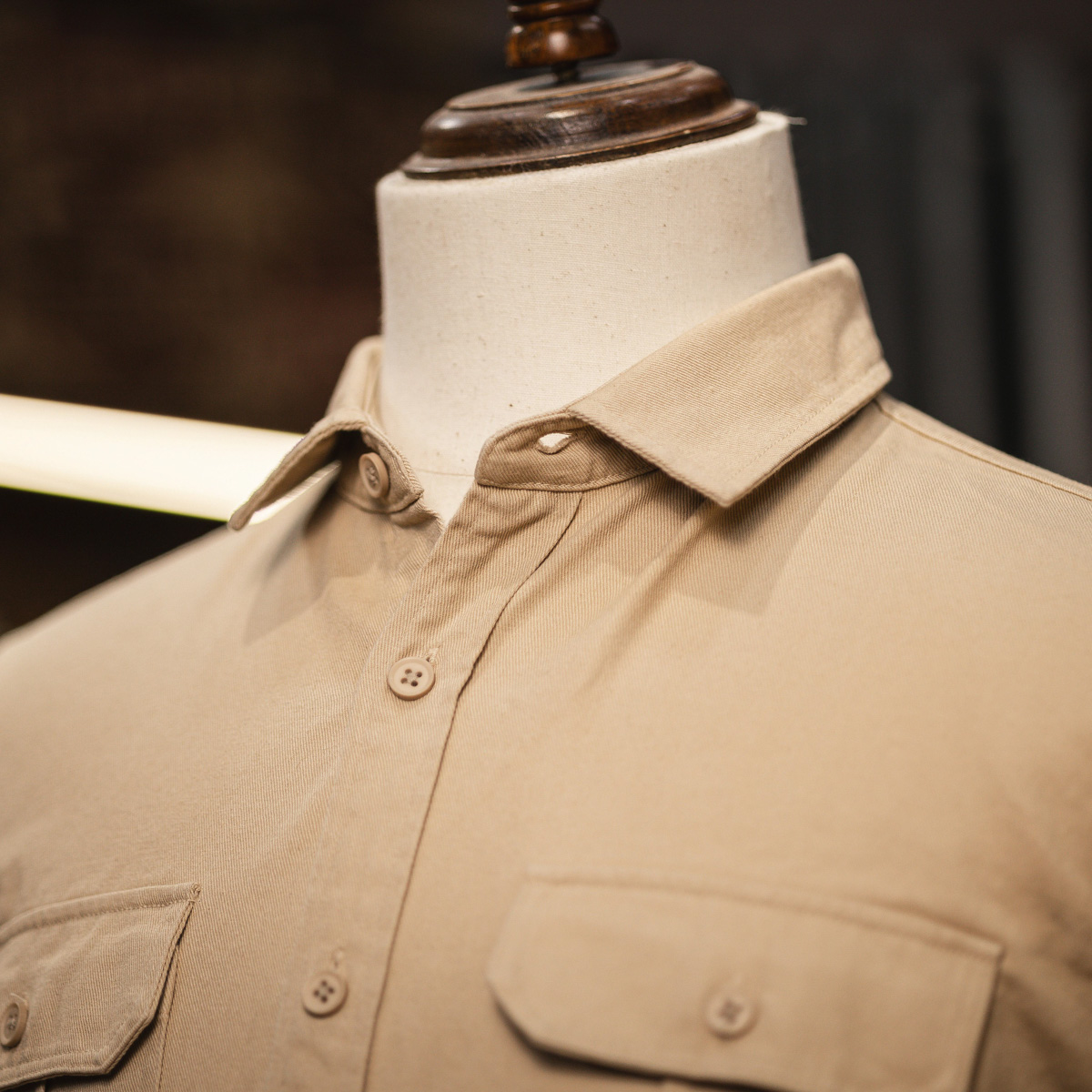 Áo Khoác Kaki Belfortàu Be 3