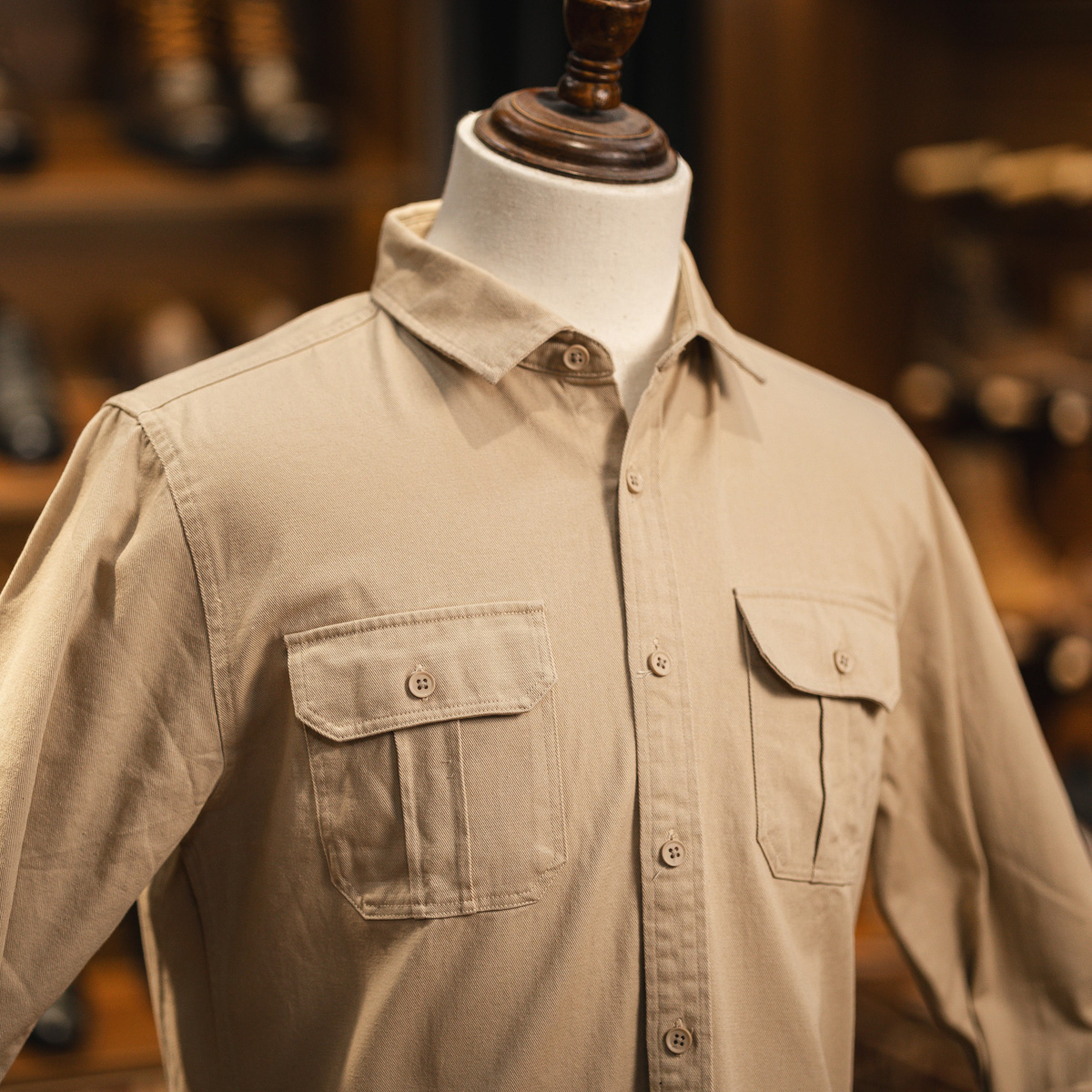 Áo Khoác Kaki Belfortàu Be 2