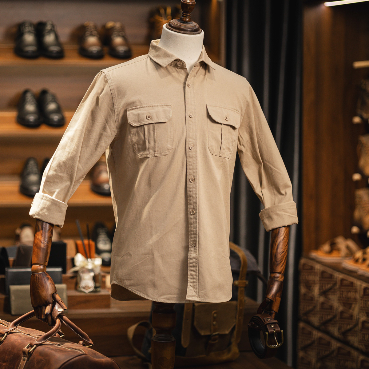 Áo Khoác Kaki Belfortàu Be 4