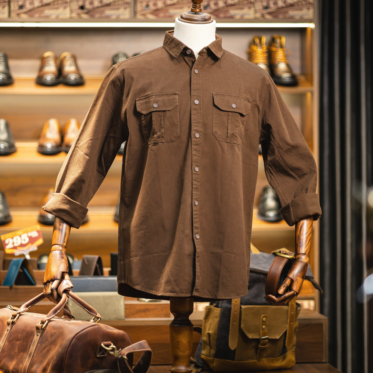 Áo Khoác Kaki Belfort - Nâu