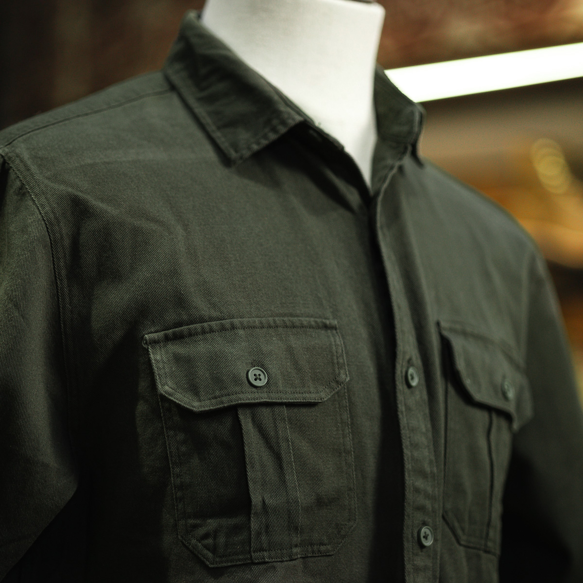 Áo Khoác Kaki Belfort - Rêu 1