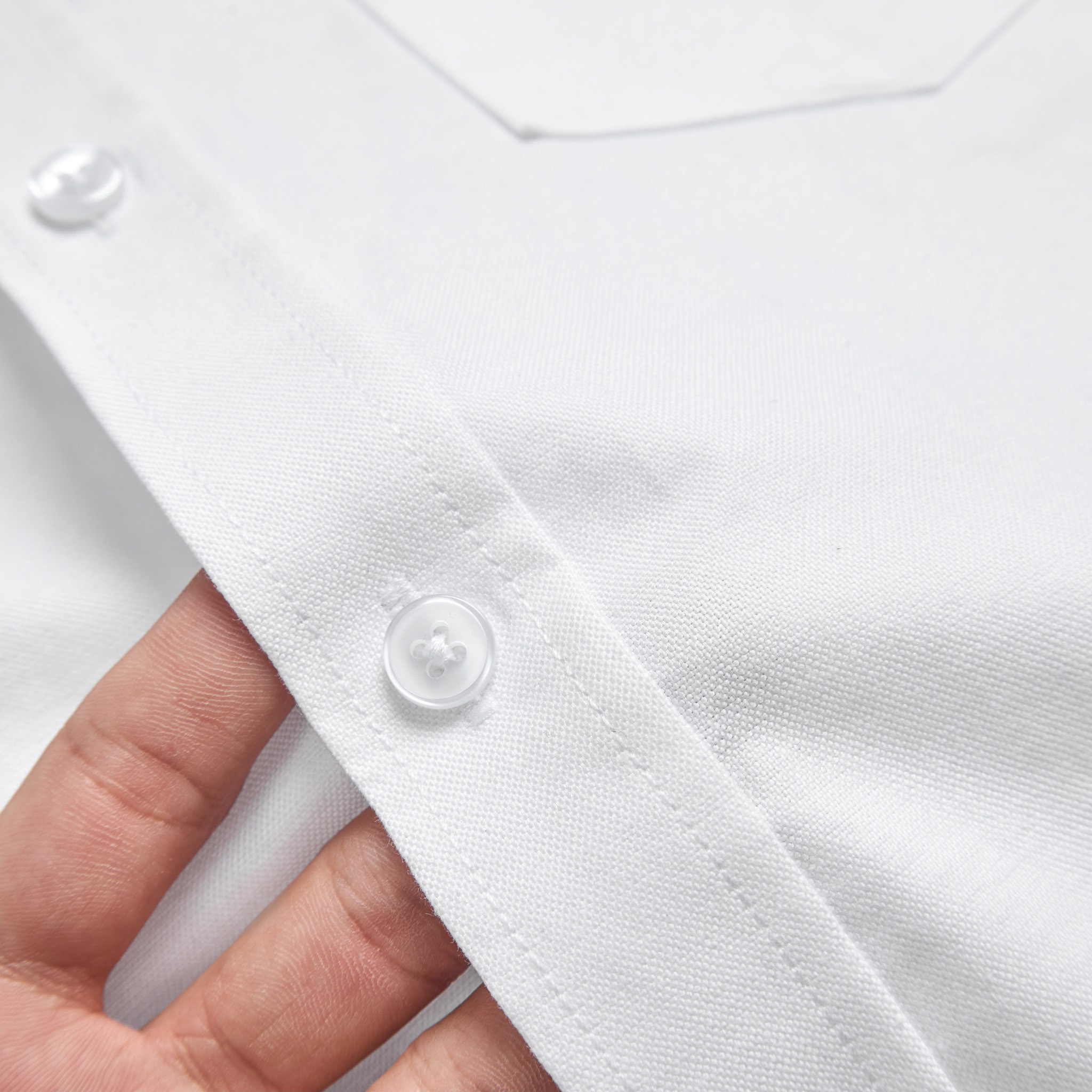 Áo Sơ Mi Oxford Bovis - Trắng 4