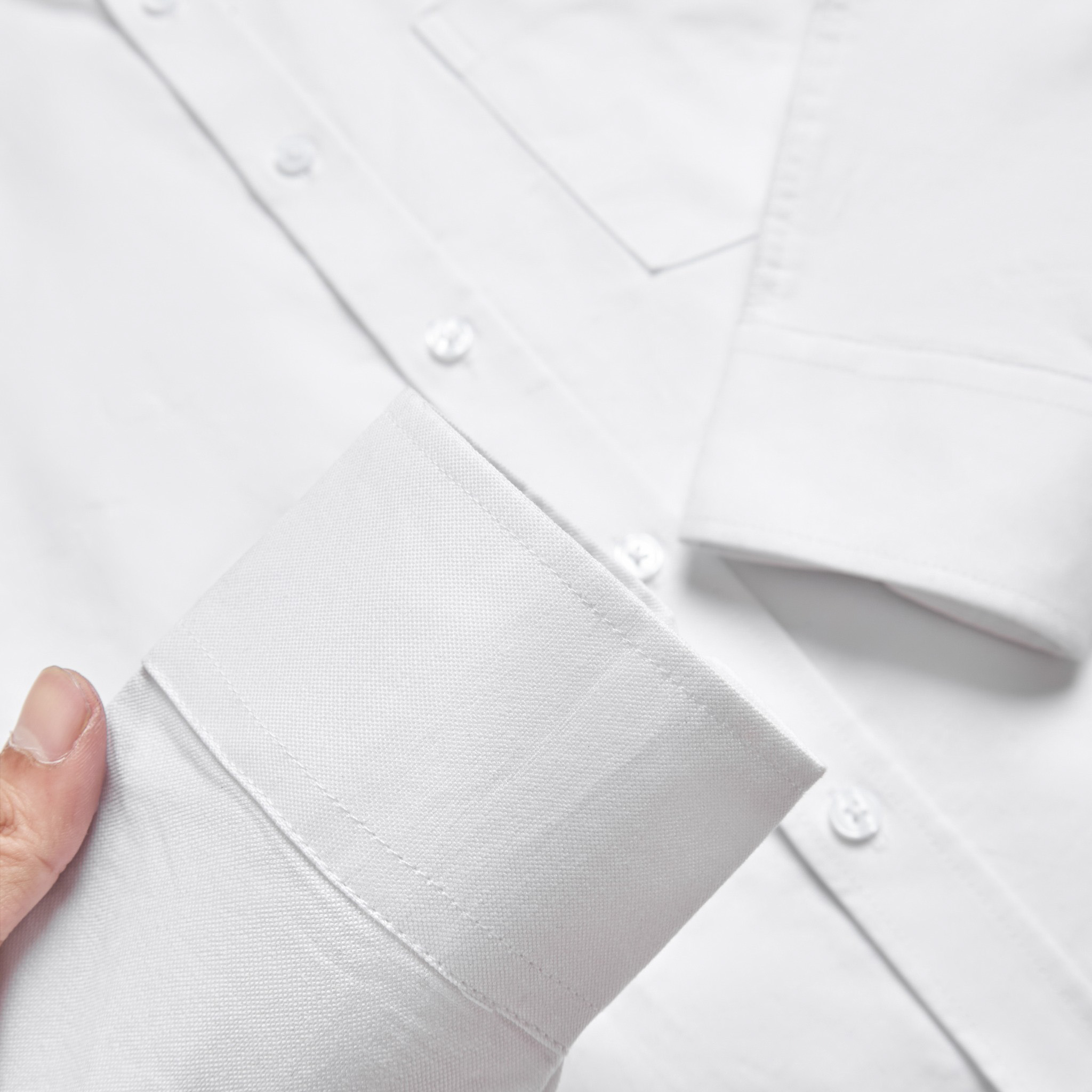 Áo Sơ Mi Oxford Bovis - Trắng 2