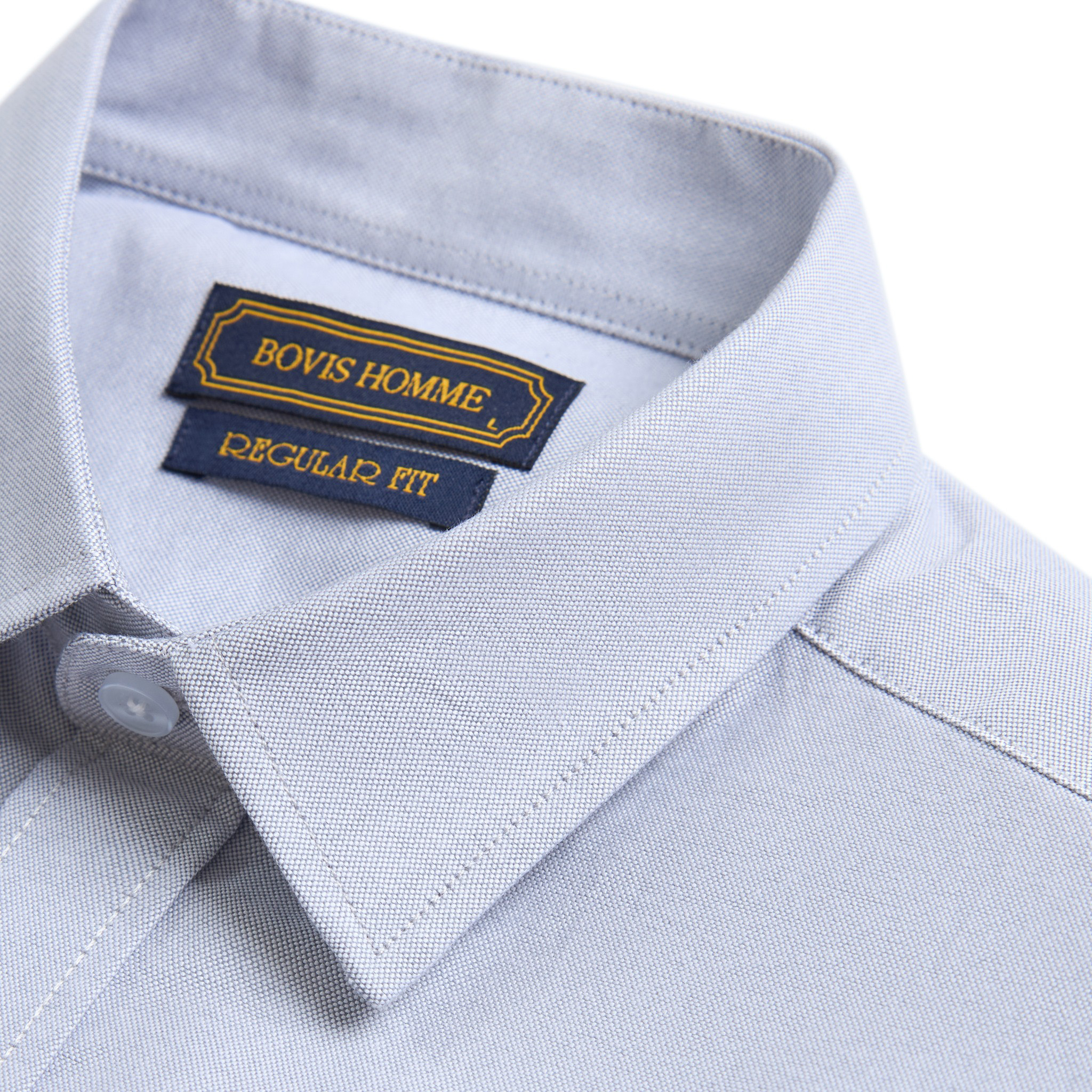 Áo Sơ Mi Oxford Bovis - Xám 3