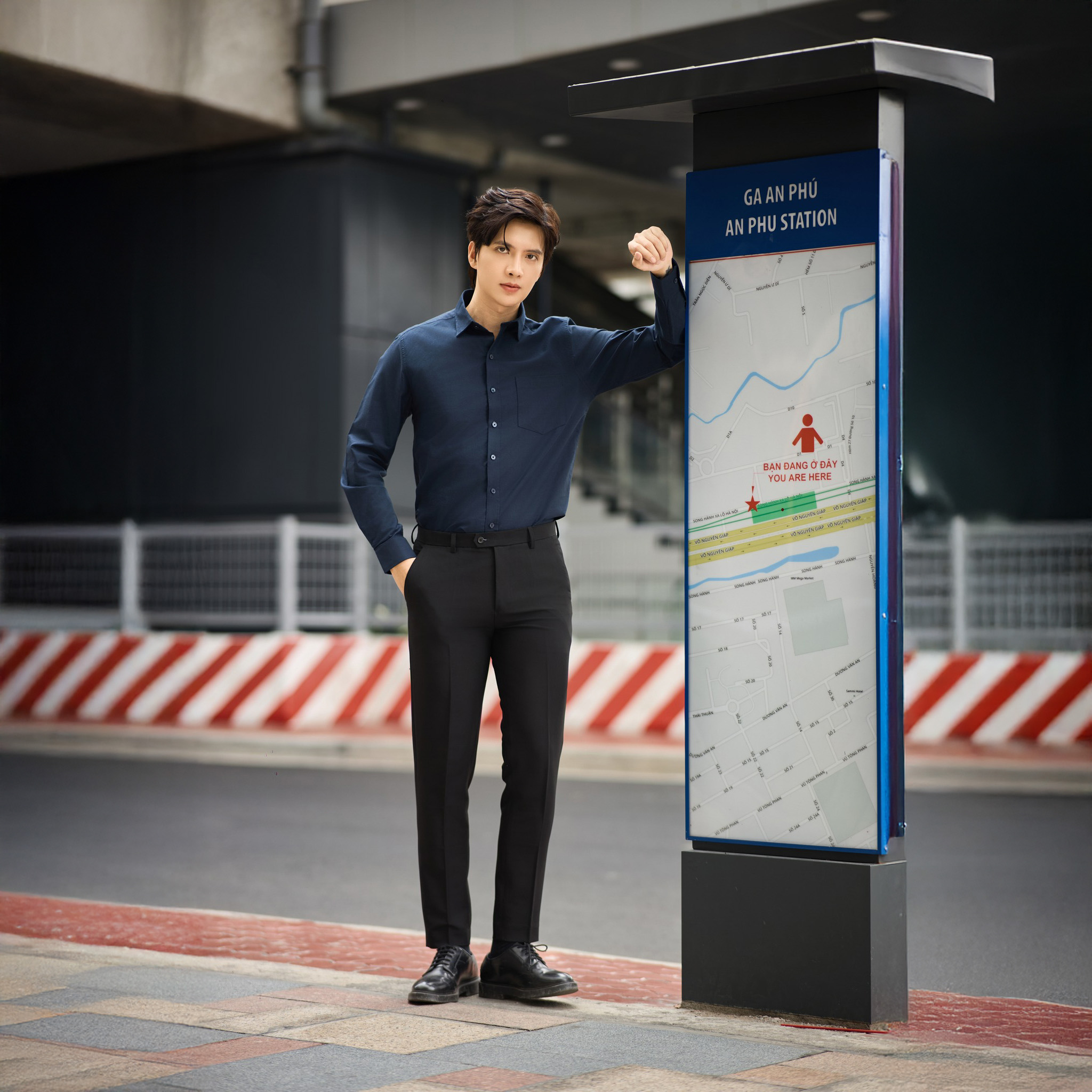 Áo Sơ Mi Oxford Bovis - Xanh Đậm 5