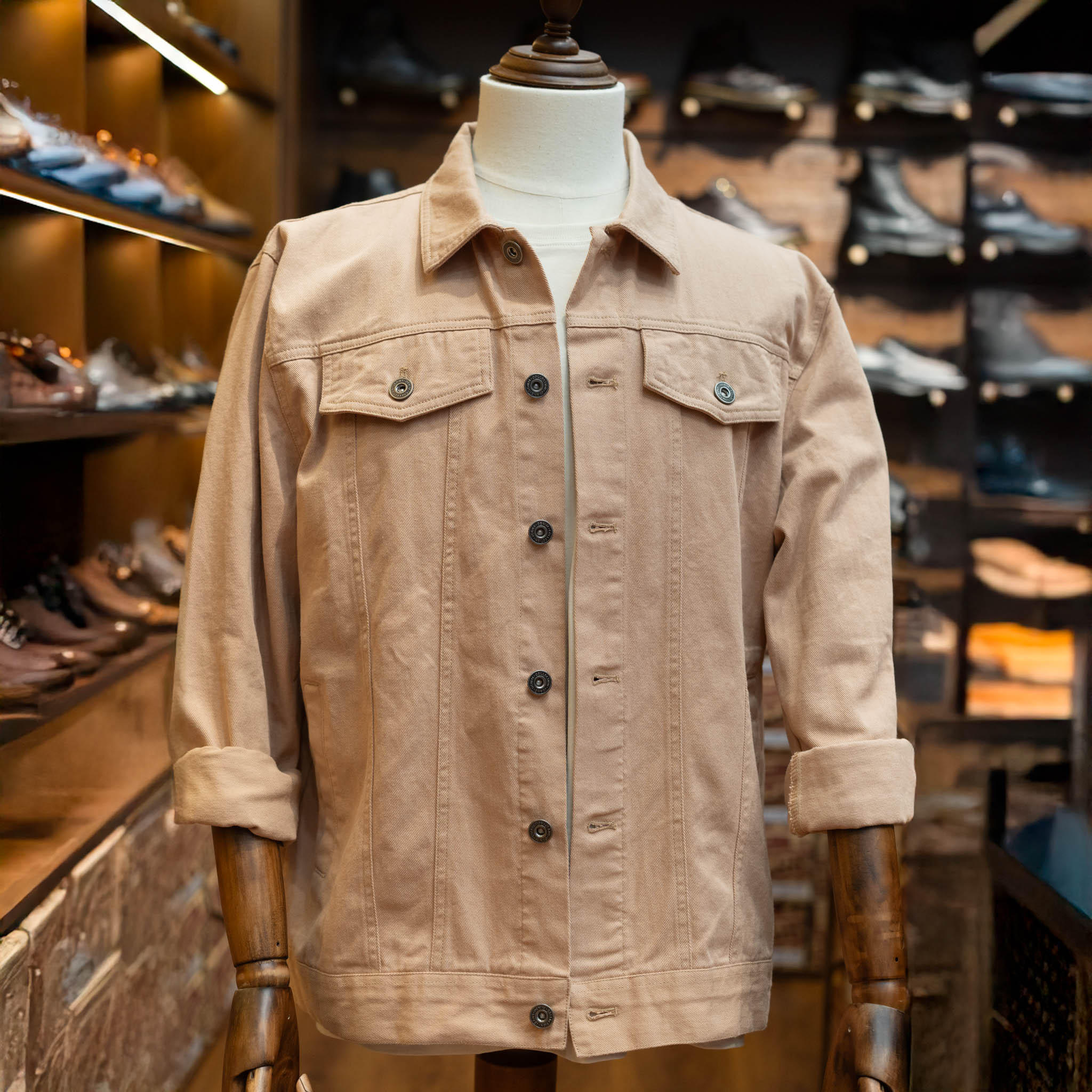Áo Khoác Jacket Kaki Belfort - Be